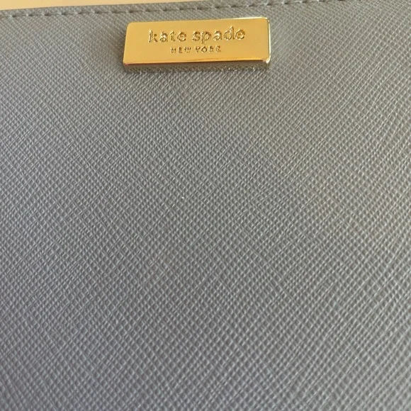 Kate Spade Light Blue Zip-Around Wallet - Picture 7 of 11
